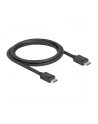 DeLOCK cable DisplayPort 2.1 male > DisplayPort male, 16K, 80 Gbps black, 1.8 meters - nr 1