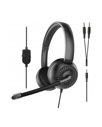 Speedlink METIS Stereo Headset 3,5mm Jack with Y-Adapter, black