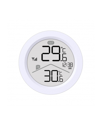  Stacja pogody bezprzewodowa GreenBlue GB162,temperatura IN/OUT, zegar, do wyboru °C / °F, zasięg do 60m nr 1