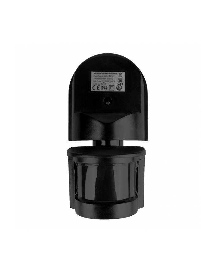 Czujnik ruchu zmierzchu ścienny Maclean MCE25 B/B czarny 180° 1200W główny