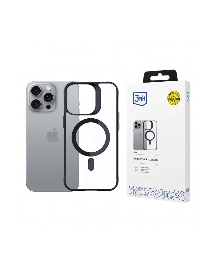 3mk pczerwonyection Etui na telefon z MagSafe do Apple iPhone 16 Pro - 3mk Satin Armor MagCase główny
