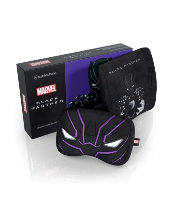 Noblechairs Zestaw poduszek z pianki zapamiętującej kształt - Black Panther Edition (GAGC-306) nr 1