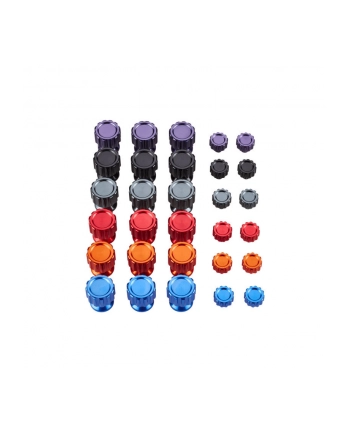Asetek Aluminum Button Color Kit (6 colors) 400350035031 nr 1