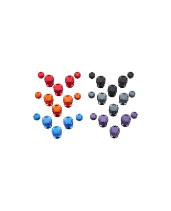 Asetek Aluminum Button Color Kit (6 colors) 400350035031 nr 2