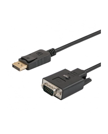 Kabel adapter Display Port do VGA SAVIO CL-203 1,8m