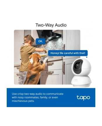 tp-link Kamera Pan/Tilt AIHome Security Wi-Fi                    SPEC: 3K 5MP (2880×1620), 2.4 GHz, Horizontal 360o                            FEATURE