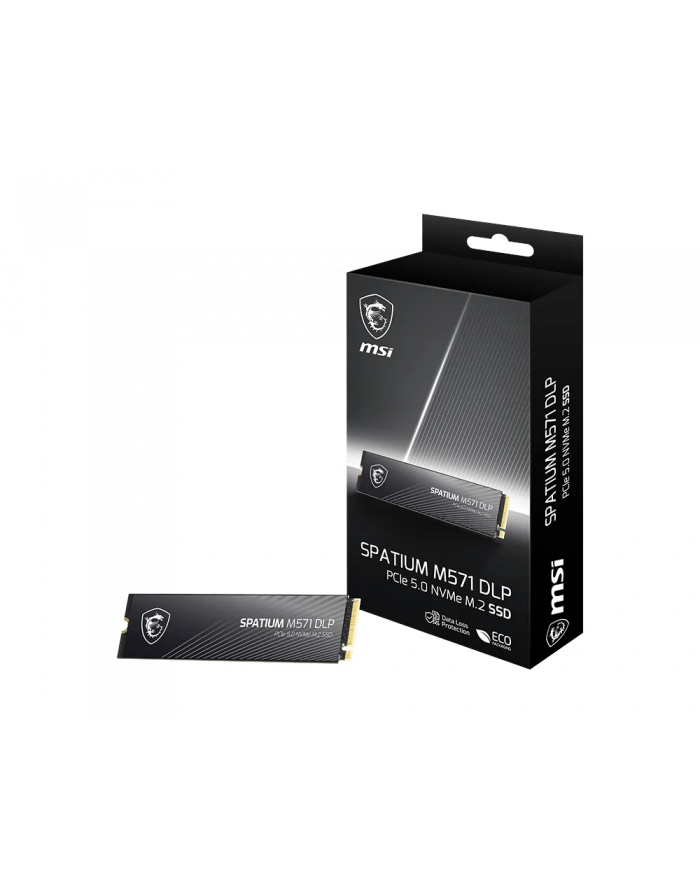  Dysk SSD MSI SPATIUM M571 DLP 2TB PCIe 5.0 NVMe 2.0 M.2 2280 (14500/11000 MB/s) 3D NAND główny