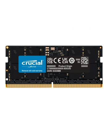 Pamięć SODIMM DDR5 Crucial 16GB (1x16GB) 5600MHz CL46 1,1V Tray