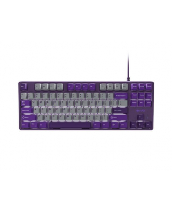 Klawiatura dla graczy gamingowa Fury Kanabo K2 US białe podświetlenie mechaniczna szaro-fioletowa