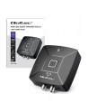 Transmiter Qoltec bezprzewodowy odbiornik Audio HiFi Home'Car | Bluetooth 6.0 | NFC | 2 X RCA | 1 x AUX MiniJack 3.5mm | Mikrofon - nr 6