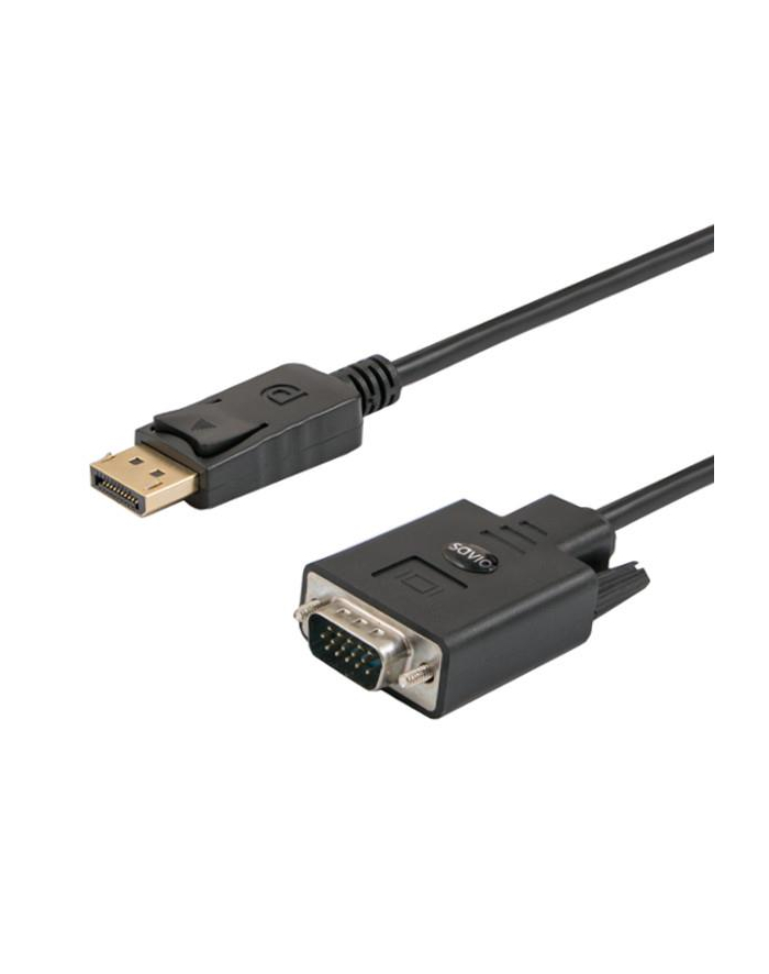 Kabel adapter Display Port do VGA SAVIO CL-203 1,8m główny