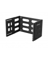 Uchwyt ścienny rack Lanberg 19'' 6U 497x400/240 czarny - nr 5
