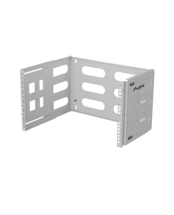 Uchwyt ścienny rack Lanberg 19'' 6U 497x400/240 szary