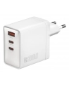 4smarts Ładowarka sieciowa Pocket 100W GaN 2xUSB-C + USB-A Biała - nr 3