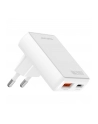 4smarts Ładowarka sieciowa FlatPlug Duos 20W USB-C + USB-A Biała - nr 3