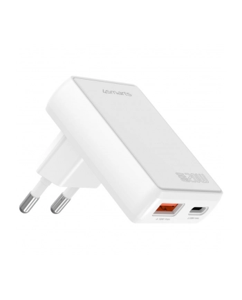 4smarts Ładowarka sieciowa FlatPlug Duos 20W USB-C + USB-A Biała