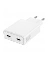 4smarts Ładowarka sieciowa PDPlug 65W GaN 2xUSB-C Biała - nr 1