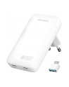 4smarts Ładowarka sieciowa FlatPlug Dual 45W GaN 2xUSB-C Biała - nr 1