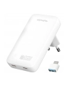 4smarts Ładowarka sieciowa FlatPlug 65W GaN Dual 2xUSB-C Biała - nr 1