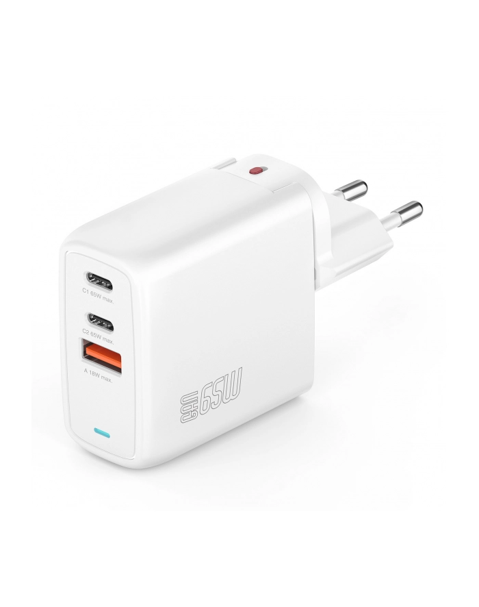 4smarts Ładowarka sieciowa Flex 65W 2xUSB-C + 1xUSB-A Biała główny