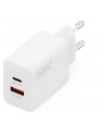 digitus Ładowarka sieciowa/zasilacz USB GaN 30W, 1x USB-C, 1x USB-A, biała - nr 28