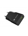 Ładowarka sieciowa, Ładowarka do laptopów Natec Ribera Gan Slim 1x USB-A + 1x USB-C 20W czarna - nr 1