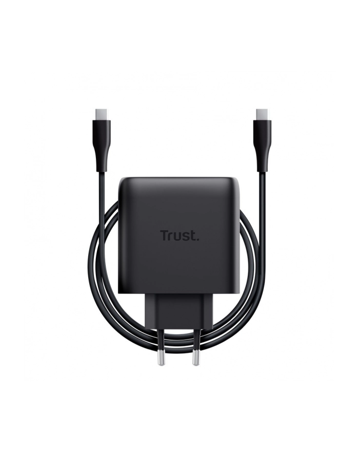 trust Ładowarka MAXO GaN 65W USB-C Czarna główny