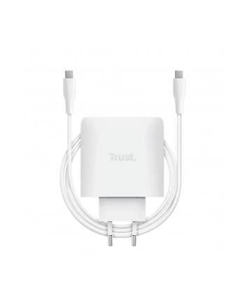 trust Ładowarka MAXO GaN 65W USB-C Biała nr 1