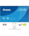 iiyama Monitor ProLite 23.8 cala XB2497HSU-W1  IPS,FHD,HDMI,DP,120Hz,350CD,2xUSBv3.2, 2xUSB-C, GW 5lat, HAS 150/PIVOT, BIAŁY - nr 8