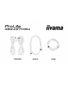 iiyama Monitor ProLite 23.8 cala XB2497HSU-W1  IPS,FHD,HDMI,DP,120Hz,350CD,2xUSBv3.2, 2xUSB-C, GW 5lat, HAS 150/PIVOT, BIAŁY - nr 9