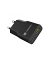 Ładowarka sieciowa, Ładowarka do laptopów Natec Ribera Gan Slim 1x USB-A + 1x USB-C 20W czarna - nr 1