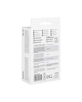 savio Mysz bezprzewodowa MB-05 2.4 GHz Biała