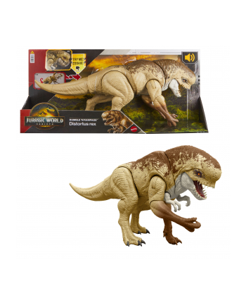 Mattel Jurassic World Odrodzenie Dinozaur przeciwnik Groźne natarcie Figurka dinozaura (55,5 cm) z 2 atakami JGB58 nr 2