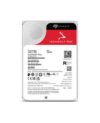 seagate Dysk IronWolf Pro 32TB 3.5 cala ST32000NT000
