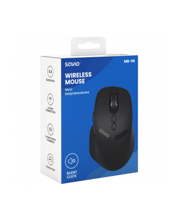 savio Mysz bezprzewodowa MB-06 ergonomiczna 2.4 GHz nr 2