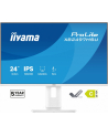 iiyama Monitor ProLite 23.8 cala XB2497HSU-W1  IPS,FHD,HDMI,DP,120Hz,350CD,2xUSBv3.2, 2xUSB-C, GW 5lat, HAS 150/PIVOT, BIAŁY - nr 26