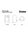 iiyama Monitor ProLite 23.8 cala XB2497HSU-W1  IPS,FHD,HDMI,DP,120Hz,350CD,2xUSBv3.2, 2xUSB-C, GW 5lat, HAS 150/PIVOT, BIAŁY - nr 27
