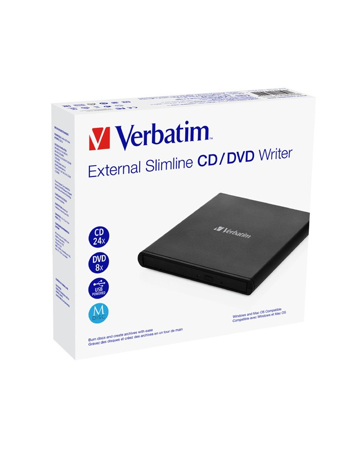 verbatim Nagrywarka CD/DVD MDISC USB 2.0 SLIM LIGHT  53504 główny
