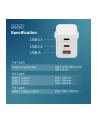 digitus Ładowarka sieciowa/zasilacz USB GaN 67W, 2x USB-C, 1x USB-A, biała - nr 17