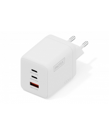 digitus Ładowarka sieciowa/zasilacz USB GaN 100W, 2x USB-C, 1x USB-A, biała