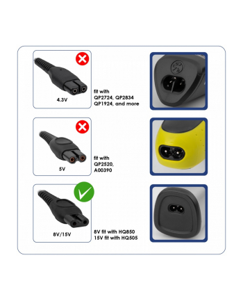 akyga Zasilacz AK PD-16 8V / 100mA 0.8W do golarek Philips Bodygroom