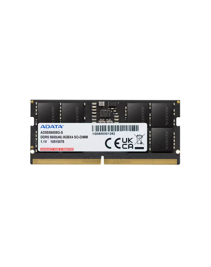 adata Pamięć do notebooka Premier DDR5 5600 SODIMM 8GB Single Tray główny