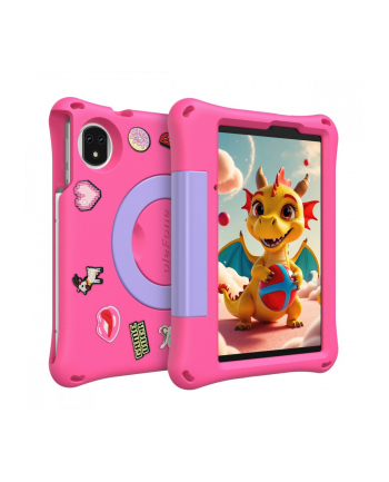 ulefone Tablet Tab A9 Pro Kids 4G 8' 4/128GB z etui dla dzieci różowy
