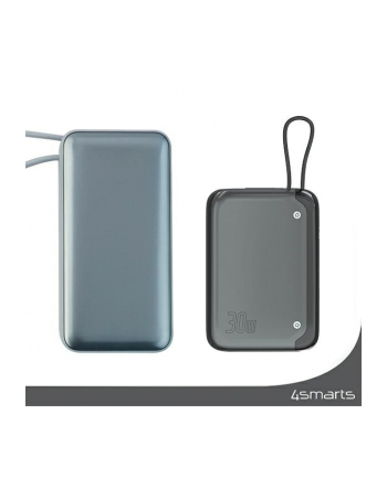 4smarts Powerbank Pocket 30W 10000mAh wbudowany kabel USB-C 15cm nr 2