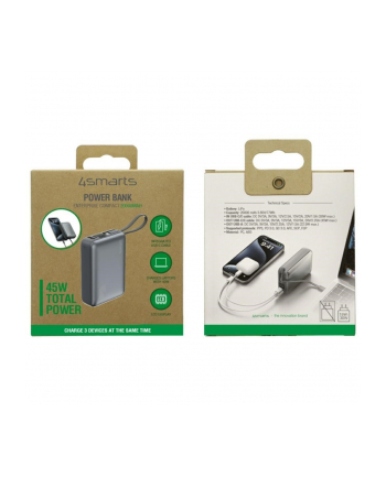 4smarts Powerbank Enterprice Compact 20000mAh 45W Szary nr 1