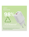 digitus Ładowarka sieciowa/zasilacz USB 20W, 1x USB-C, 1x USB-A, biała - nr 3