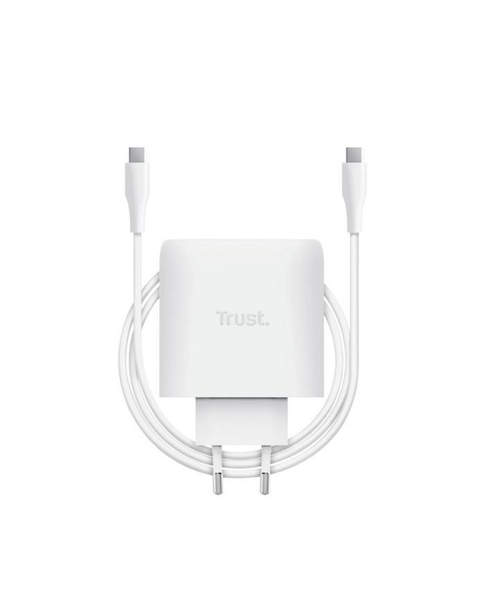 trust Ładowarka MAXO GaN 65W USB-C Biała główny