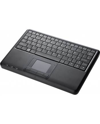 Klawiatura przewodowa Perixx PERIBOARD-510 H, touchpad, 2x hub USB, czarna nr 1