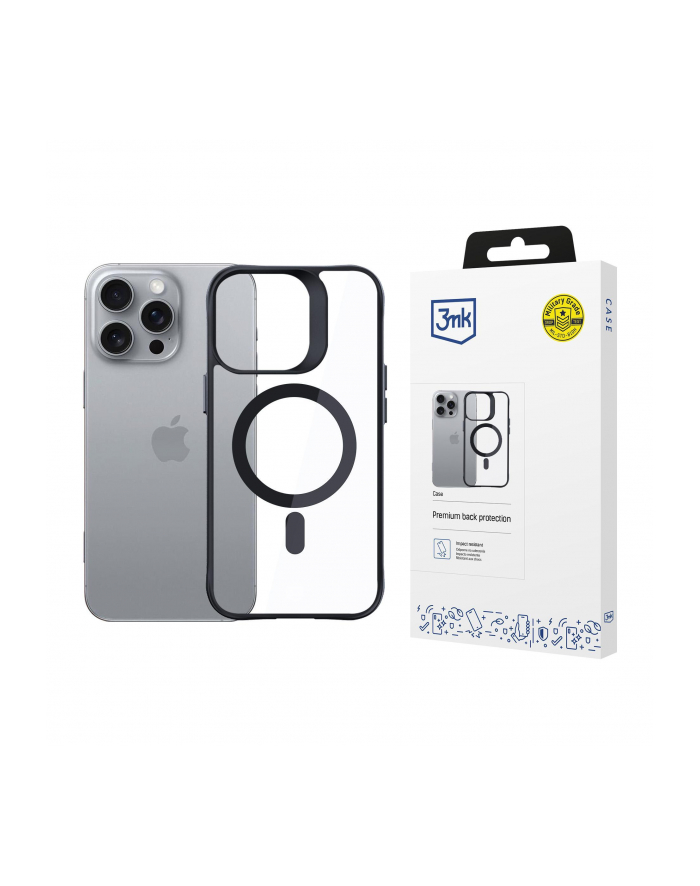 3mk pczerwonyection Etui na telefon z MagSafe do Apple iPhone 16 Pro - 3mk Satin Armor MagCase główny