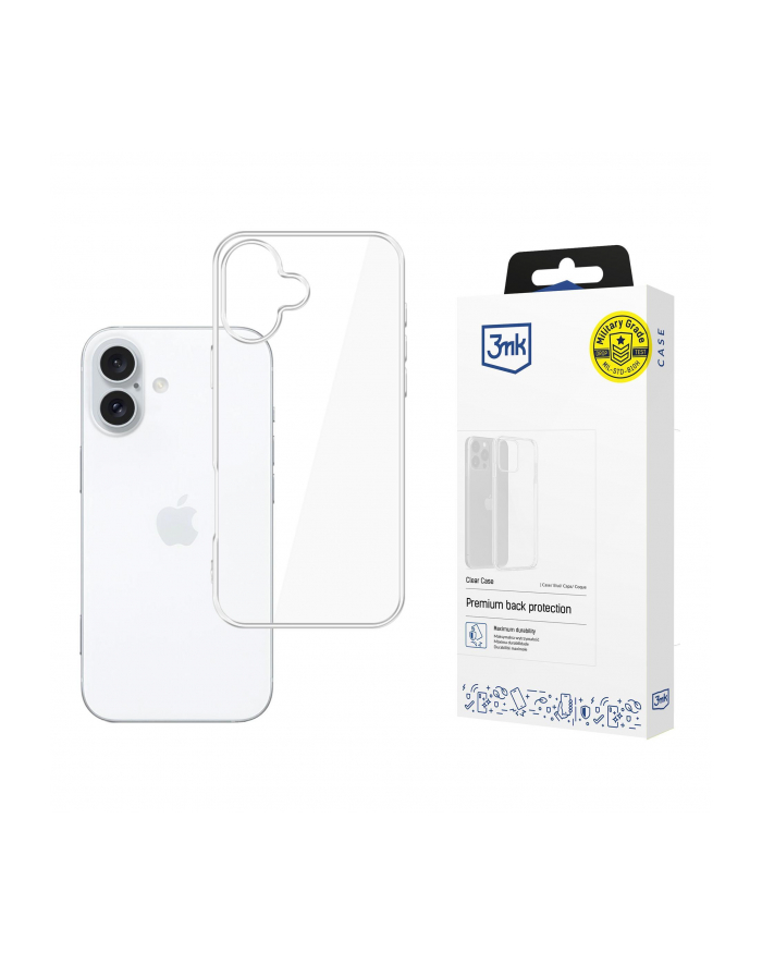 3mk pczerwonyection Etui na telefon do Apple iPhone 17 - 3mk Clear Case główny